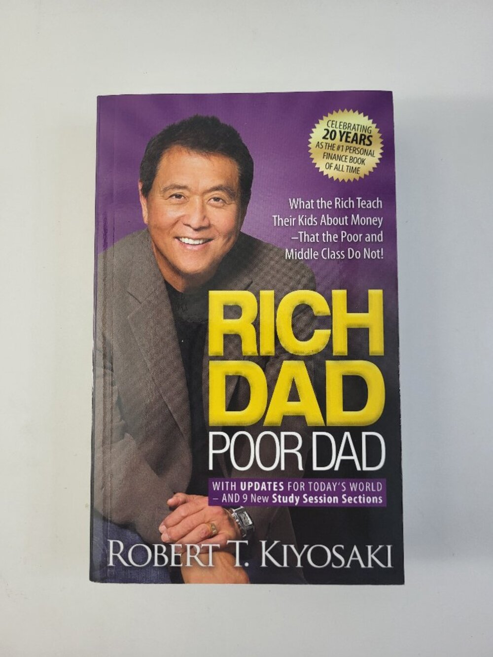 Rich Dad Poor Dad by Robert T. Kiyosaki Updated Paperback Personal Finance Book
